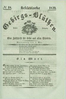Schlesische Gebirgs-Blüthen : eine Zeitschrift für Leser aus allen Ständen. Jg.5, № 18 (2 Mai 1839)