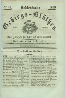 Schlesische Gebirgs-Blüthen : eine Zeitschrift für Leser aus allen Ständen. Jg.5, № 49 (5 Dezember 1839)