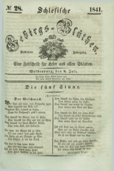 Schlesische Gebirgs-Blüthen : eine Zeitschrift für Leser aus allen Ständen. Jg.7, № 28 (8 Juli 1841)
