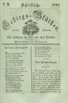 Schlesische Gebirgs-Blüthen : eine Zeitschrift für Leser aus allen Ständen. Jg.9, № 3 (19 Januar 1843)