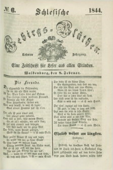 Schlesische Gebirgs-Blüthen : eine Zeitschrift für Leser aus allen Ständen. Jg.10, № 6 (8 Februar 1844)