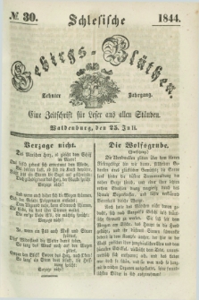 Schlesische Gebirgs-Blüthen : eine Zeitschrift für Leser aus allen Ständen. Jg.10, № 30 (25 Juli 1844)