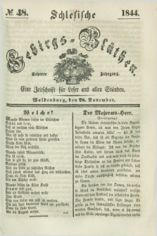 Schlesische Gebirgs-Blüthen : eine Zeitschrift für Leser aus allen Ständen. Jg.10, № 48 (28 November 1844)