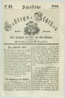 Schlesische Gebirgs-Blüthen : eine Zeitschrift für Leser aus allen Ständen. Jg.10, № 51 (19 Dezember 1844)