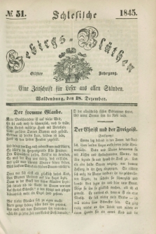 Schlesische Gebirgs-Blüthen : eine Zeitschrift für Leser aus allen Ständen. Jg.11, № 51 (18 Dezember 1845)
