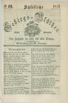 Schlesische Gebirgs-Blüthen : eine Zeitschrift für Leser aus allen Ständen. Jg.11, № 52 (24 Dezember 1845)