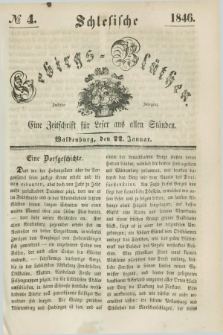 Schlesische Gebirgs-Blüthen : eine Zeitschrift für Leser aus allen Ständen. Jg.12, № 4 (22 Januar 1846)