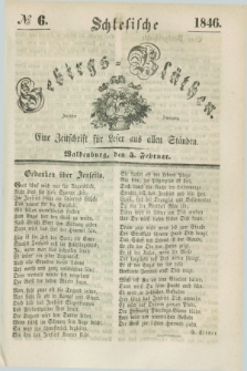 Schlesische Gebirgs-Blüthen : eine Zeitschrift für Leser aus allen Ständen. Jg.12, № 6 (5 Februar 1846)