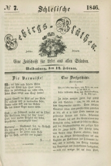 Schlesische Gebirgs-Blüthen : eine Zeitschrift für Leser aus allen Ständen. Jg.12, № 7 (12 Februar 1846)