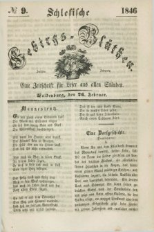 Schlesische Gebirgs-Blüthen : eine Zeitschrift für Leser aus allen Ständen. Jg.12, № 9 (26 Februar 1846)