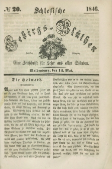 Schlesische Gebirgs-Blüthen : eine Zeitschrift für Leser aus allen Ständen. Jg.12, № 20 (14 Mai 1846)