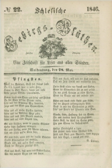 Schlesische Gebirgs-Blüthen : eine Zeitschrift für Leser aus allen Ständen. Jg.12, № 22 (28 Mai 1846)