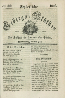 Schlesische Gebirgs-Blüthen : eine Zeitschrift für Leser aus allen Ständen. Jg.12, № 30 (23 Juli 1846)