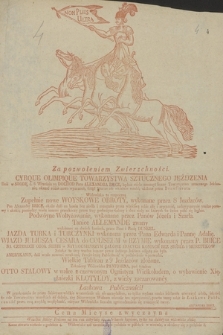 Za pozwoleniem zwierzchności : Cyrque Olimpique Towarzystwa Sztucznego Jeździectwa