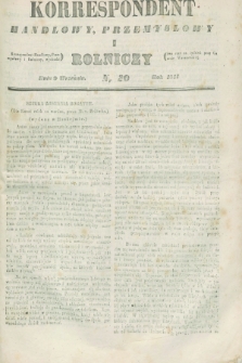 Korrespondent Handlowy, Przemysłowy i Rolniczy : wychodzi dwa razy na tydzień przy Gazecie Warszawskiéj. 1841, nr 20 (9 września)