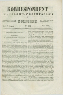 Korrespondent Handlowy, Przemysłowy i Rolniczy : wychodzi dwa razy na tydzień przy Gazecie Warszawskiéj. 1842, Nro 95 (3 grudnia)