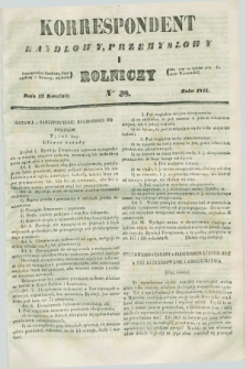 Korrespondent Handlowy, Przemysłowy i Rolniczy : wychodzi dwa razy na tydzień przy Gazecie Warszawskiéj. 1844, Nro 28 (10 kwietnia)