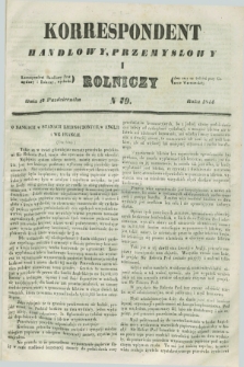 Korrespondent Handlowy, Przemysłowy i Rolniczy : wychodzi dwa razy na tydzień przy Gazecie Warszawskiéj. 1844, N 79 (12 października)