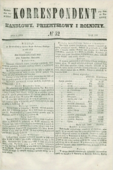 Korrespondent Handlowy, Przemysłowy i Rolniczy : wychodzi dwa razy na tydzień przy Gazecie Warszawskiéj. 1848, № 52 (9 lipca)