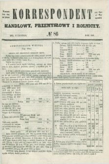 Korrespondent Handlowy, Przemysłowy i Rolniczy : wychodzi dwa razy na tydzień przy Gazecie Warszawskiéj. 1848, № 86 (16 listopada)