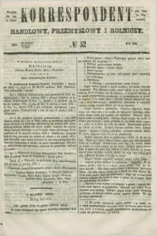Korrespondent Handlowy, Przemysłowy i Rolniczy : wychodzi dwa razy na tydzień przy Gazecie Warszawskiéj. 1852, № 52 (4 lipca)