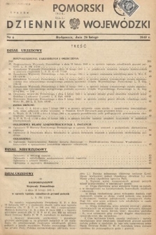 Pomorski Dziennik Wojewódzki. 1949, nr 6