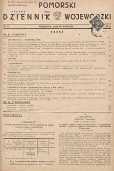 Pomorski Dziennik Wojewódzki. 1949, nr 12