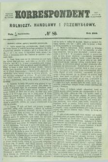 Korrespondent Rolniczy, Handlowy i Przemysłowy : wychodzi dwa razy na tydzień przy Gazecie Warszawskiéj. 1859, № 80 (16 października)