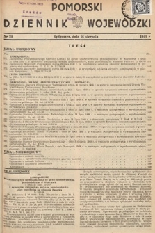 Pomorski Dziennik Wojewódzki. 1949, nr 20