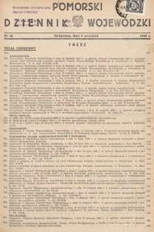Pomorski Dziennik Wojewódzki. 1949, nr 21