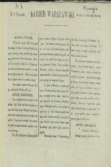 Kurjer Warszawski. [1821], nr 5 (5 stycznia)