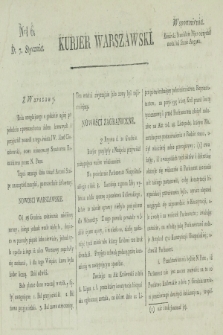 Kurjer Warszawski. [1821], nr 6 (7 stycznia)