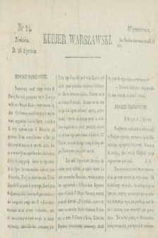 Kurjer Warszawski. [1821], nr 24 (28 stycznia)