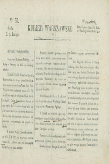 Kurjer Warszawski. [1821], nr 33 (7 lutego)