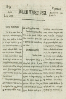 Kurjer Warszawski. [1821], nr 41 (16 lutego)