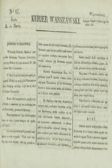 Kurjer Warszawski. [1821], nr 63 (14 marca)