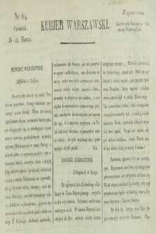 Kurjer Warszawski. [1821], nr 64 (15 marca)