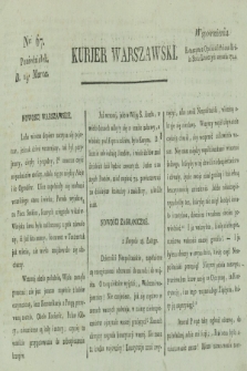 Kurjer Warszawski. [1821], nr 67 (1 marca)