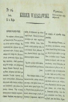 Kurjer Warszawski. [1821], nr 104 (2 maja)