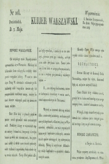 Kurjer Warszawski. [1821], nr 108 (7 maja)