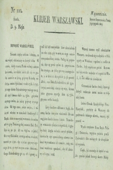 Kurjer Warszawski. [1821], nr 110 (9 maja)