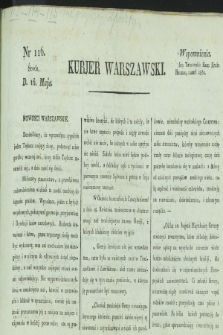 Kurjer Warszawski. [1821], nr 116 (16 maja)