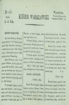 Kurjer Warszawski. [1821], nr 118 (18 maja)