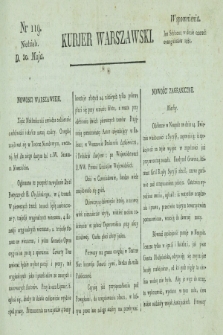 Kurjer Warszawski. [1821], nr 119 (20 maja)