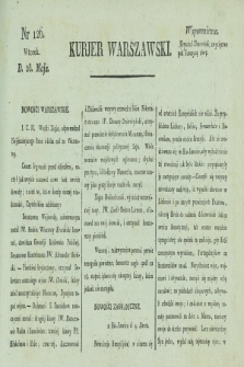 Kurjer Warszawski. [1821], nr 126 (28 maja)