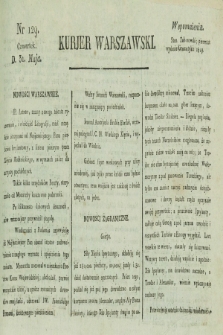 Kurjer Warszawski. [1821], nr 129 (31 maja)