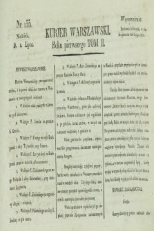 Kurjer Warszawski. [1821], nr 155 (1 lipca)