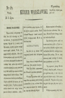 Kurjer Warszawski. [1821], nr 157 (3 lipca)