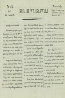 Kurjer Warszawski. [1821], nr 164 (11 lipca)