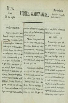 Kurjer Warszawski. [1821], nr 170 (18 lipca)